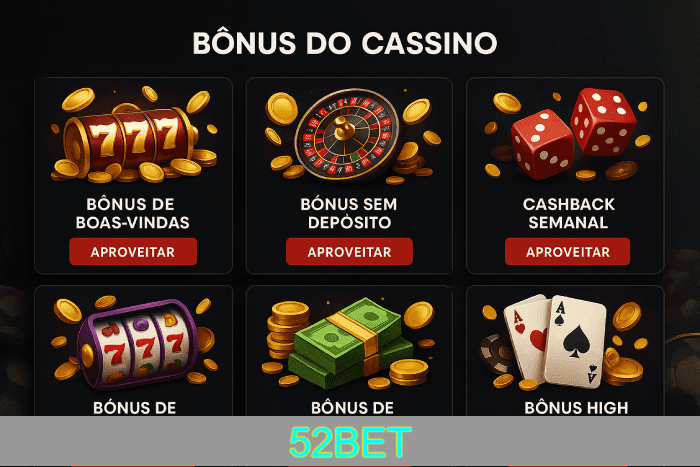 Bônus de cassino móvel 52BET com apostas online