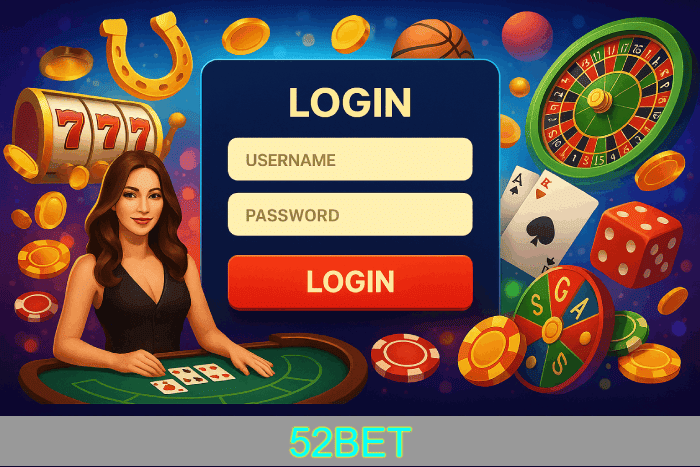 Login Cassino 52BET apostas seguras online
