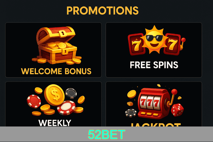 Promoções imperdíveis do Cassino 52BET